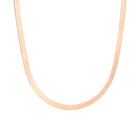 Gold Herringbone Chain Necklace