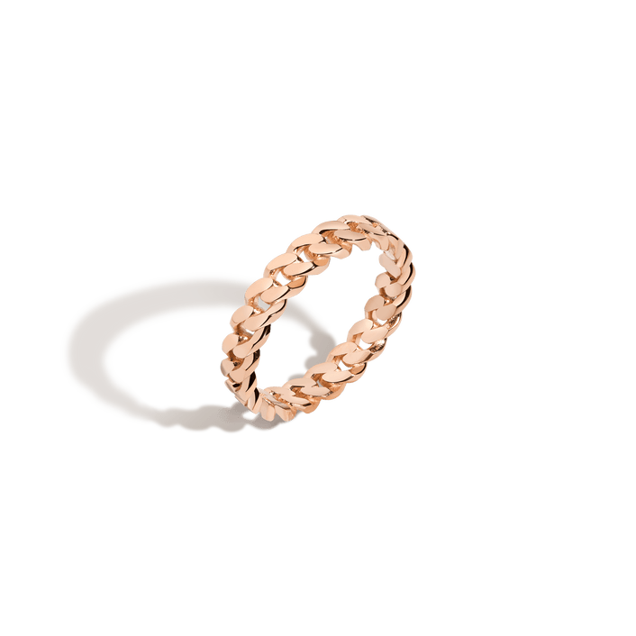 Love Me Knot Ring Rose Gold Vermeil 14K 18K Front First