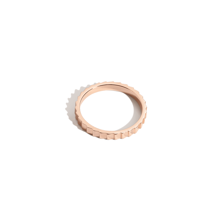 Infinity Thin Ring Vermeil Rose Gold 14K Rose Gold 18K Rose Gold