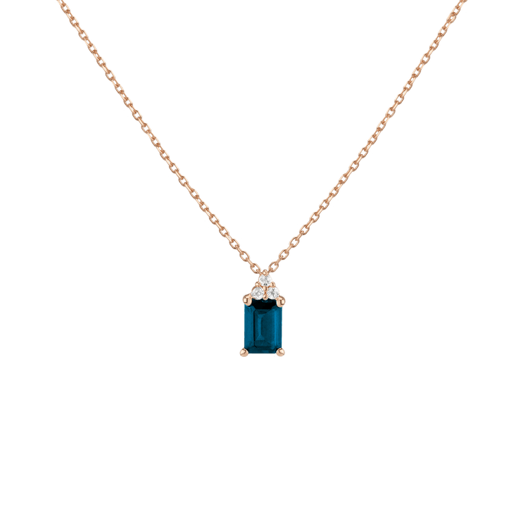 Vintage Emerald Cut Necklace