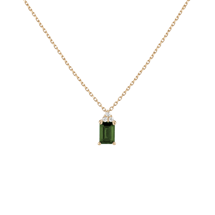 Vintage Emerald Cut Necklace