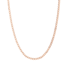 Large Gold Curb Chain Necklace