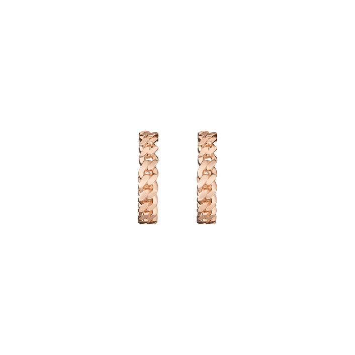 Love Me Knot Hoop Earrings Vermeil 14K 18K Rose Gold Single Pair