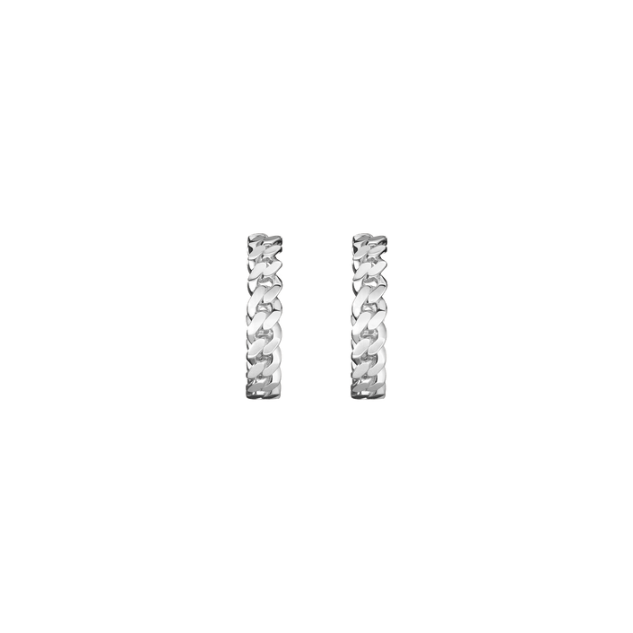 Love Me Knot Hoop Earrings Vermeil 14K 18K White Gold Single Pair