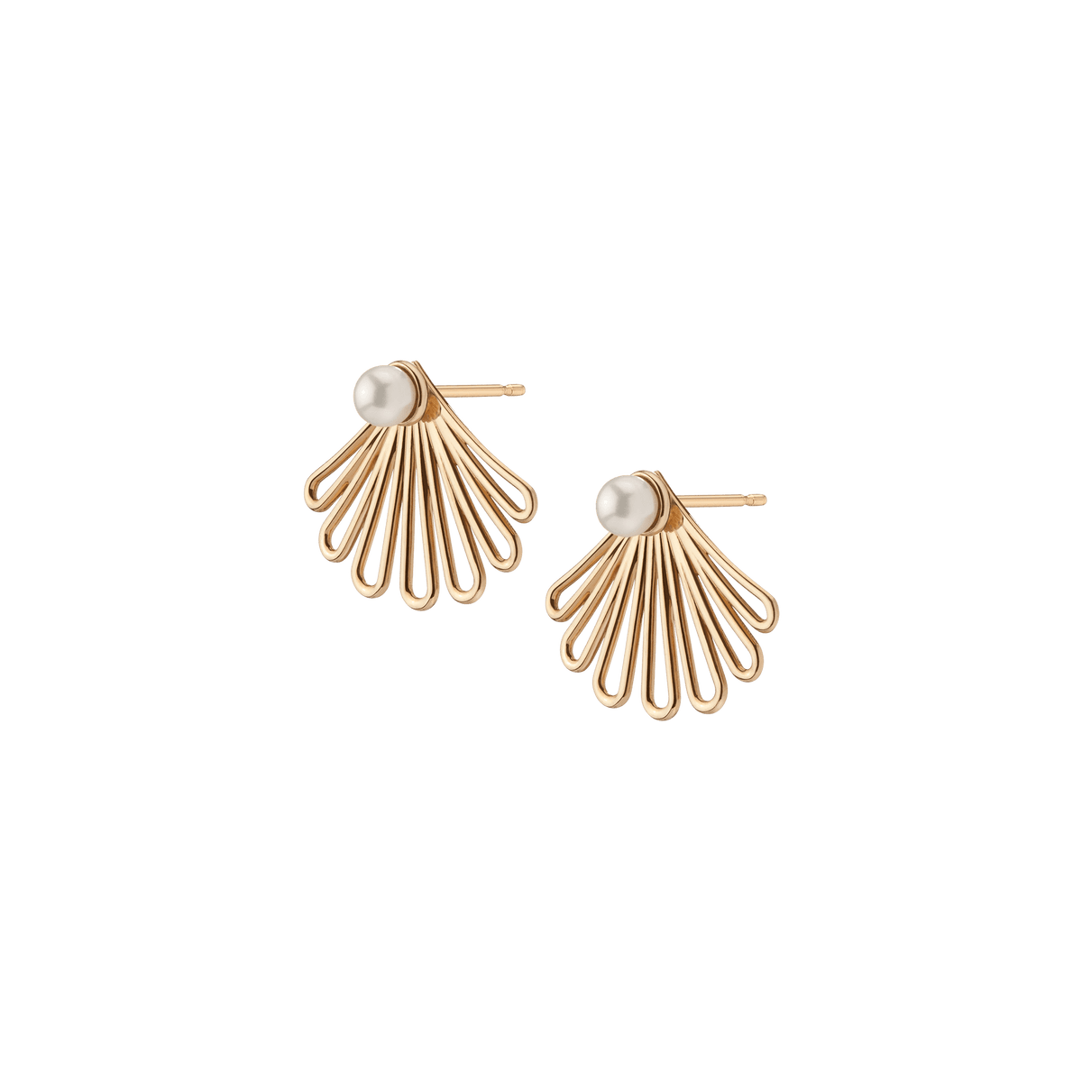 Retro Pearl Screw Back Earrings – Stacey Fay Designs