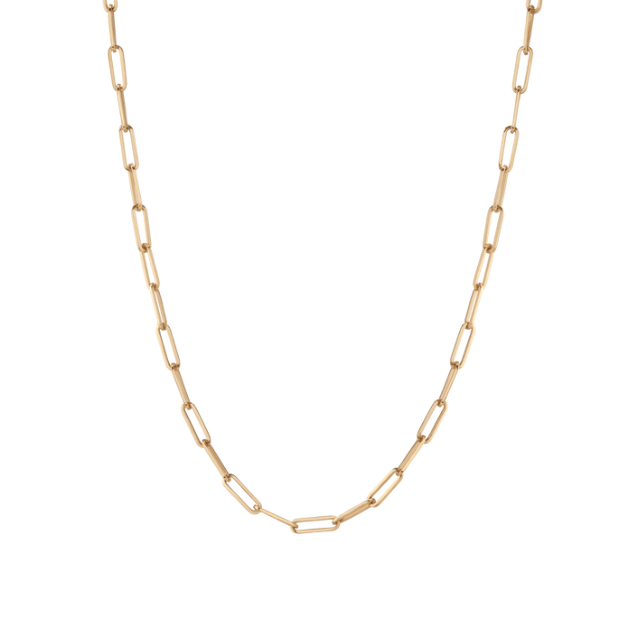 Paper Clip Gold Necklace, Gold Necklace, Chain Necklace Necklace, Gold  Jewelry, Gold Necklace for Women – Sandra Erden Jewelry