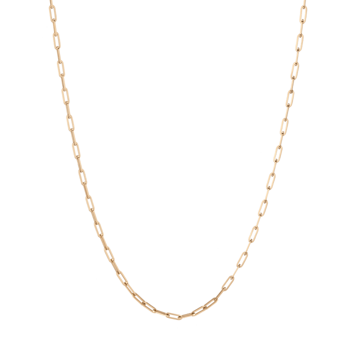 Medium Chain Necklace Yellow Gold Vermeil 14K 16in 18in 22in First