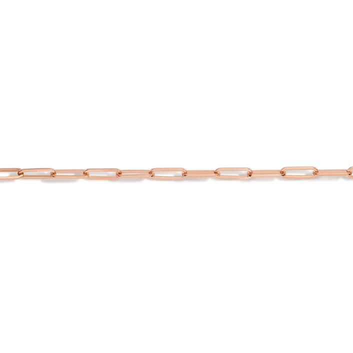 Large Chain Bracelet Rose Gold Vermeil 14K 18K First