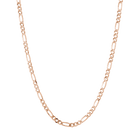 Large Gold Figaro Chain Necklace
