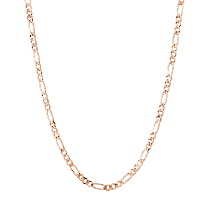 Large Gold Figaro Chain Necklace