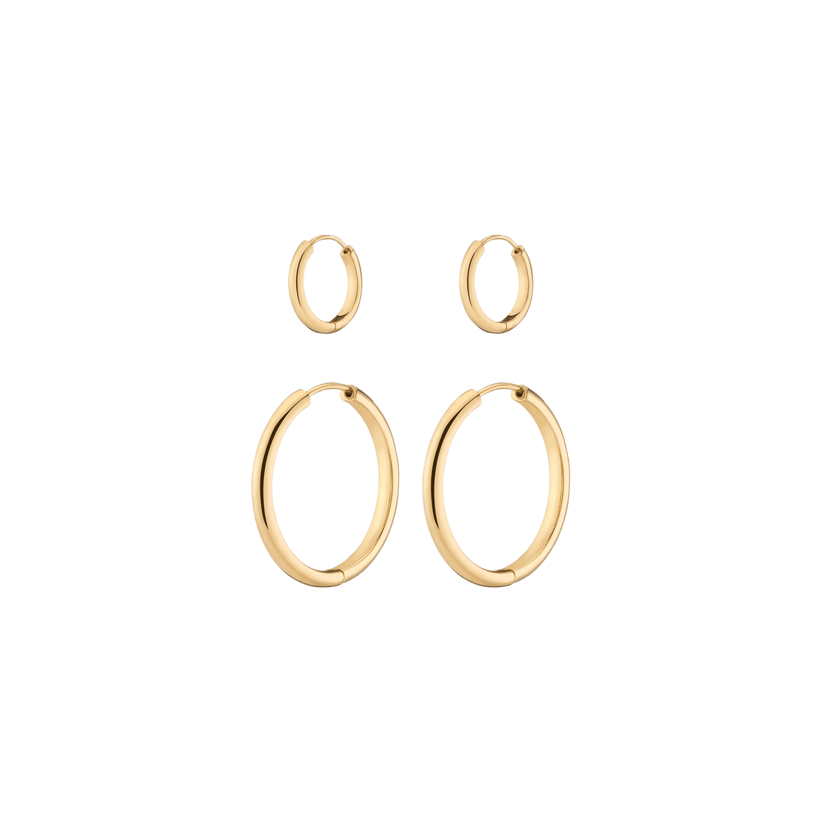 14K Yellow Gold Large Endless Hoop Earrings - 100% Exclusive