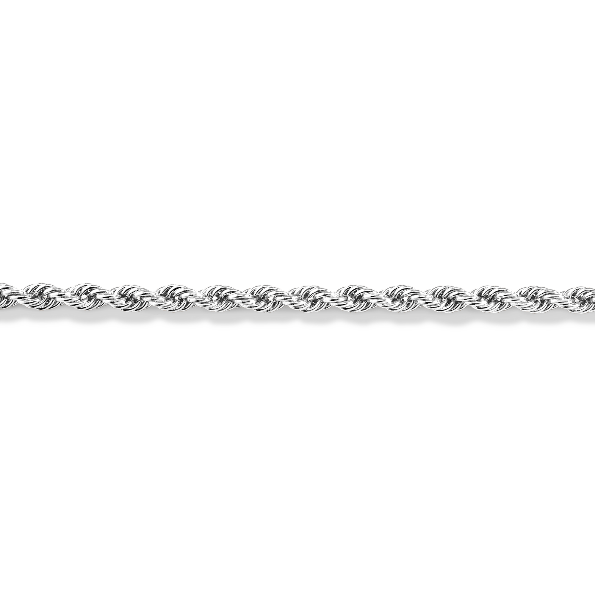 Gold Rope Chain Bracelet in Yellow, Rose or White Gold