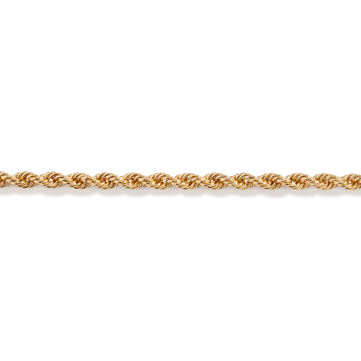 Rose gold rope chain 2025 bracelet