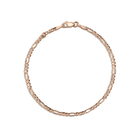 Medium Gold Figaro Chain Bracelet