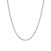 Gold Rope Chain Necklace Vermeil 14K White Gold First