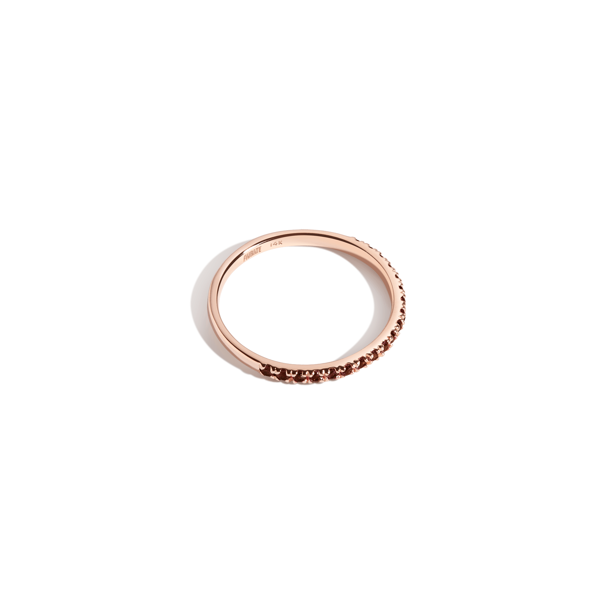 Half Quadricolor Ring in Yellow, Rose or White Gold