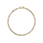 Medium Gold Figaro Chain Bracelet