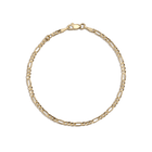 Medium Gold Figaro Chain Bracelet