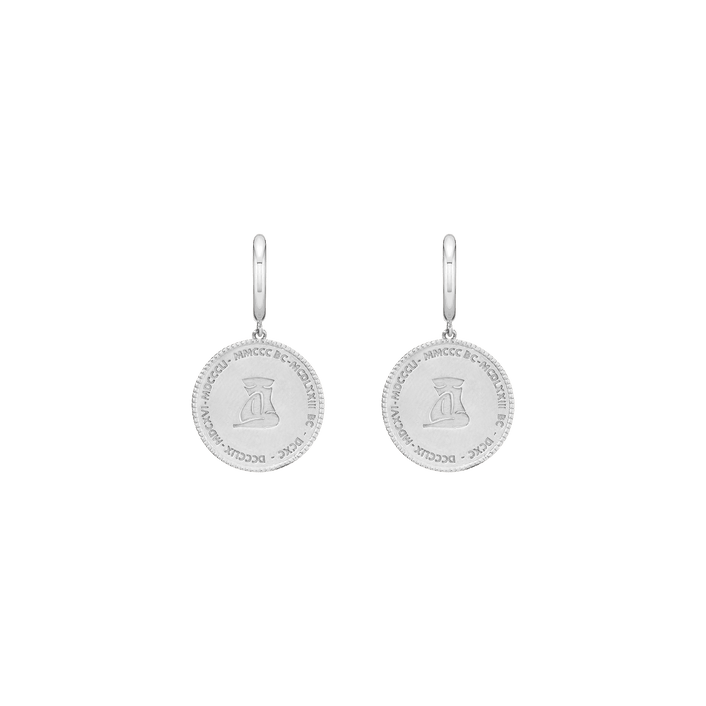 Femme Gold Pendant Earrings Vermeil 14K 18K White Gold Single Pair