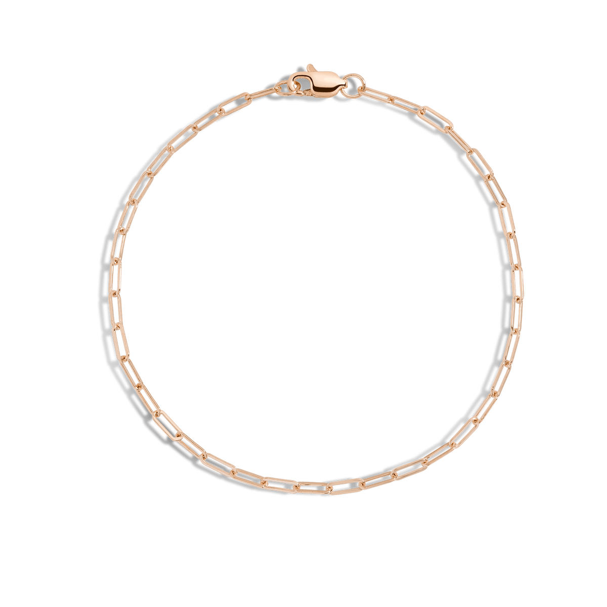 Medium Chain Bracelet Rose Gold Vermeil 14K 18K