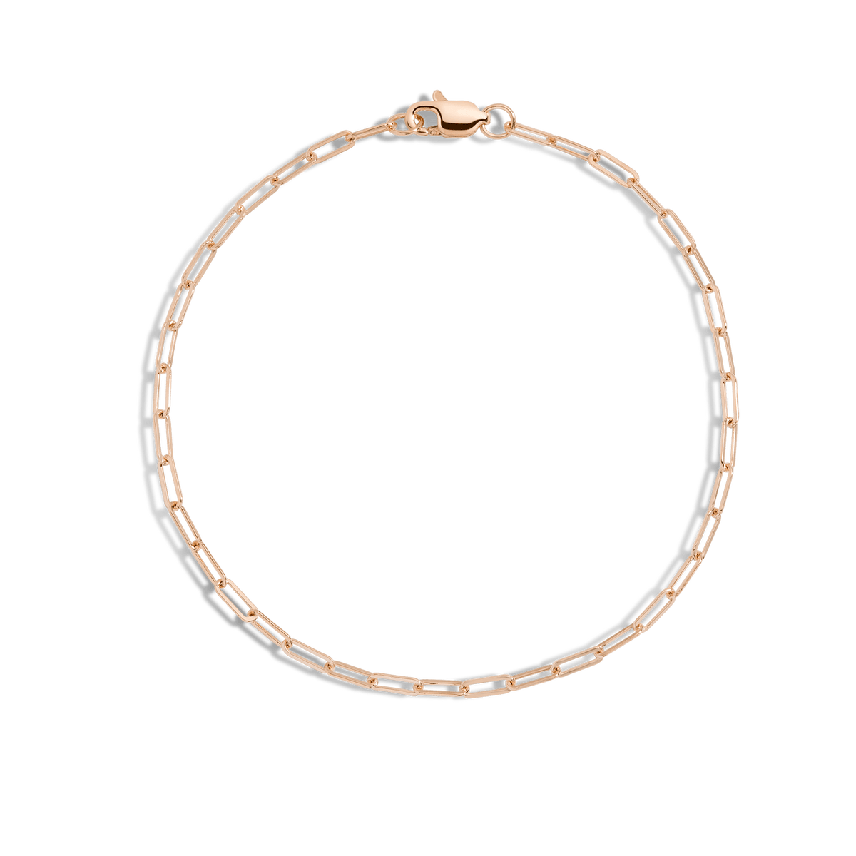 Ayyufe Rose Gold Bracelets 8.99 Flower Bracelet Anti-oxidation Smooth Edge Plated Copper Golden Rose Chain Bracelet, Women's, Size: One size, Pink