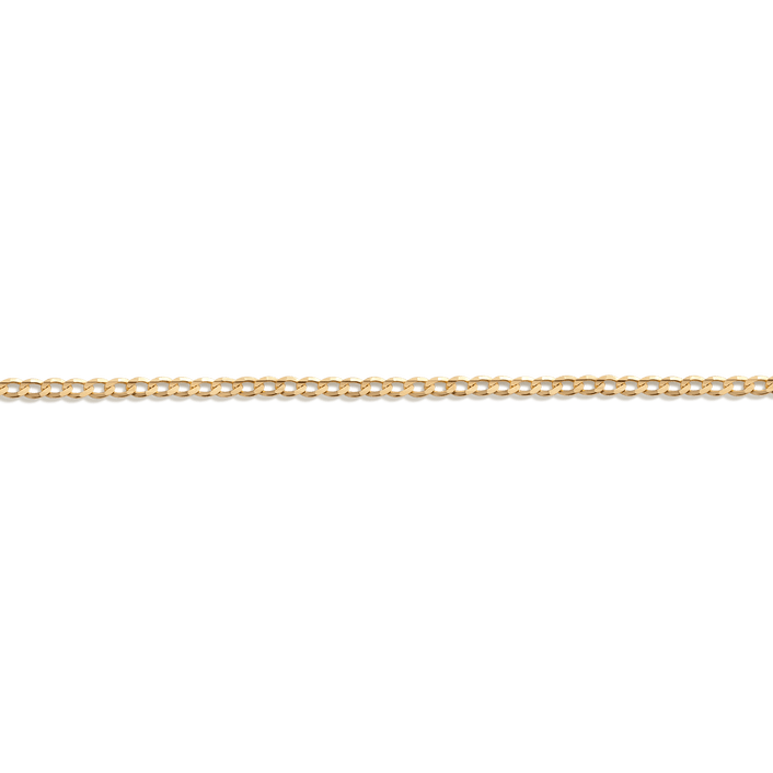 Medium Curb Chain Bracelet Vermeil 14K Yellow Gold First