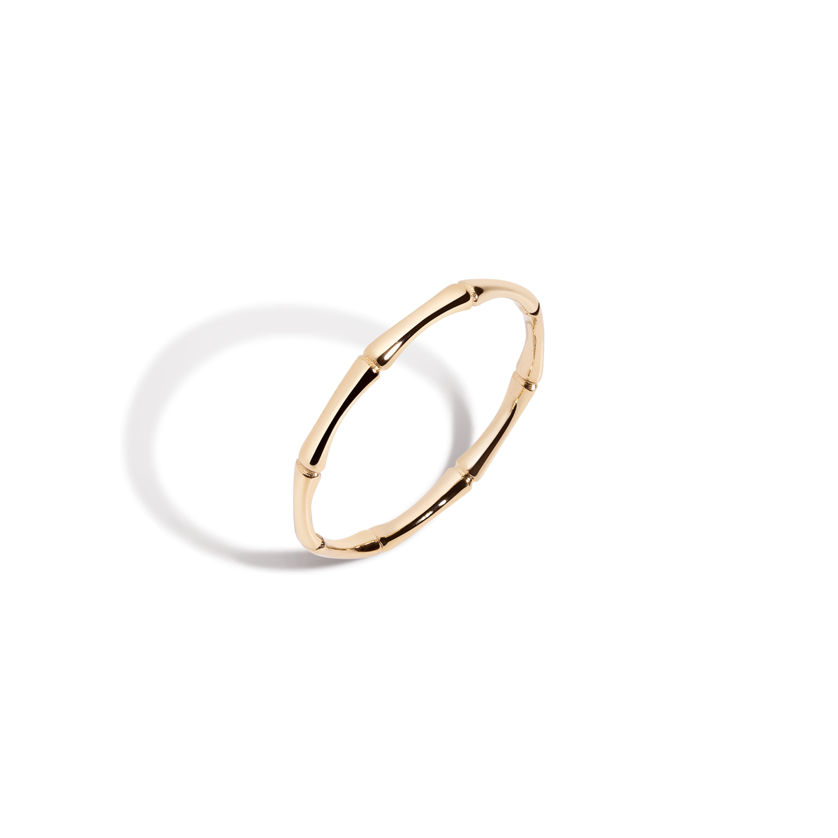 Aurate gold bamboo ring deals