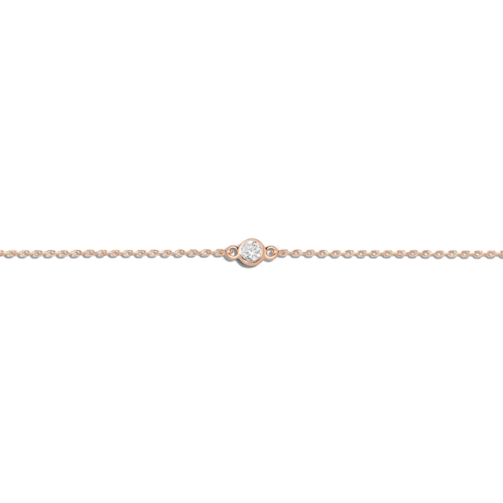 XL Diamond Bracelet 14k Rose Gold 18k Rose Gold First