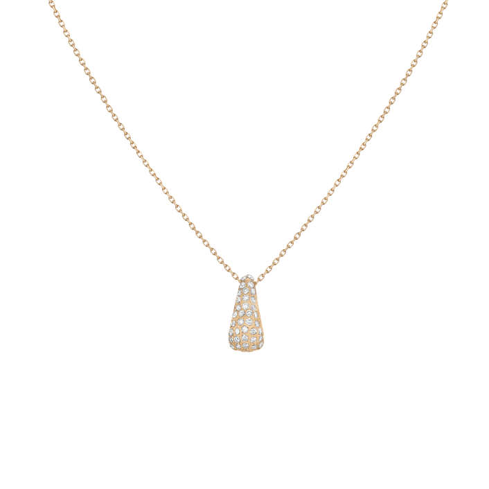 Pavé Diamond Teardrop Necklace
