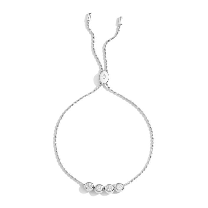 Beaded Slider Bracelet Vermeil 14K 18K White Gold Mama 8in (~age 0-12Y) 10in (~age 13Y+)