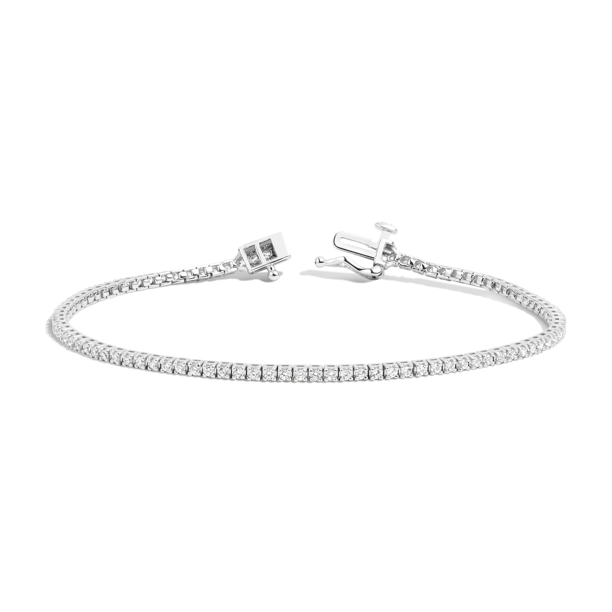 Classic Diamond Tennis Bracelet in Yellow, Rose or White Gold