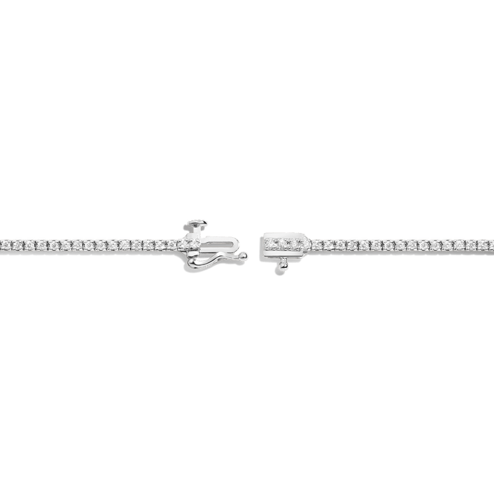 Dazzling Diamond Tennis Bracelet 14K 18K White Gold 6in 6.5in 7in 7.5in 1ct (Medium)