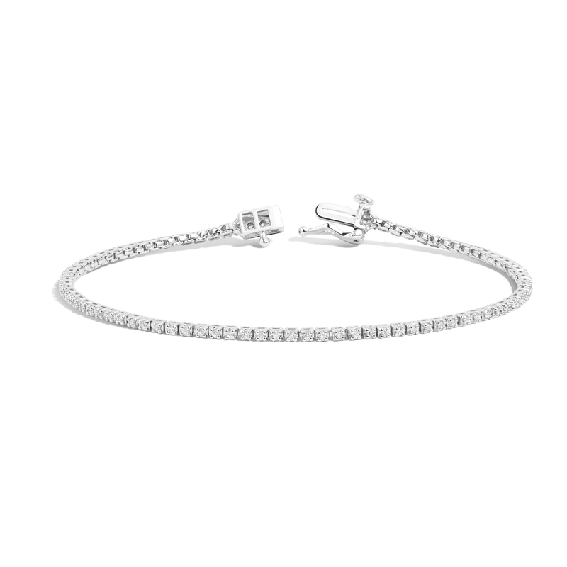 Luxe Diamond Tennis Bracelet 14K Gold Ethical Fine Jewelry