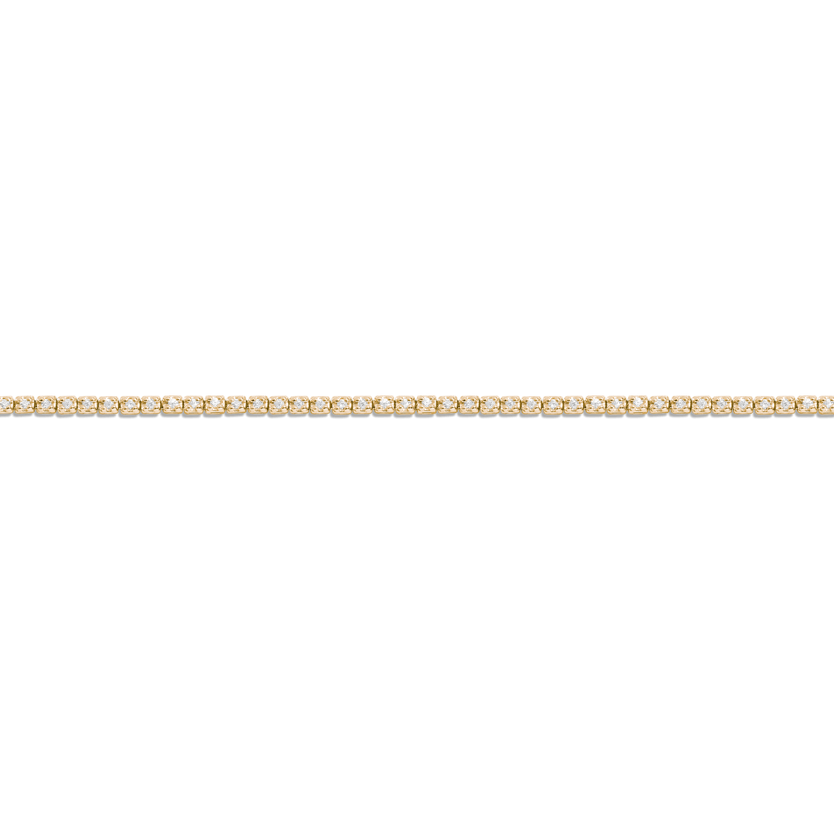 Dazzling Diamond Tennis Bracelet 14K 18K Yellow Gold 6in 6.5in 7in 7.5in half ct(Small)