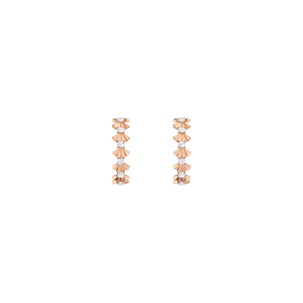 Lead Hoop Vermeil Rose Gold Single Pair
