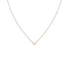 Baguette Diamond Necklace