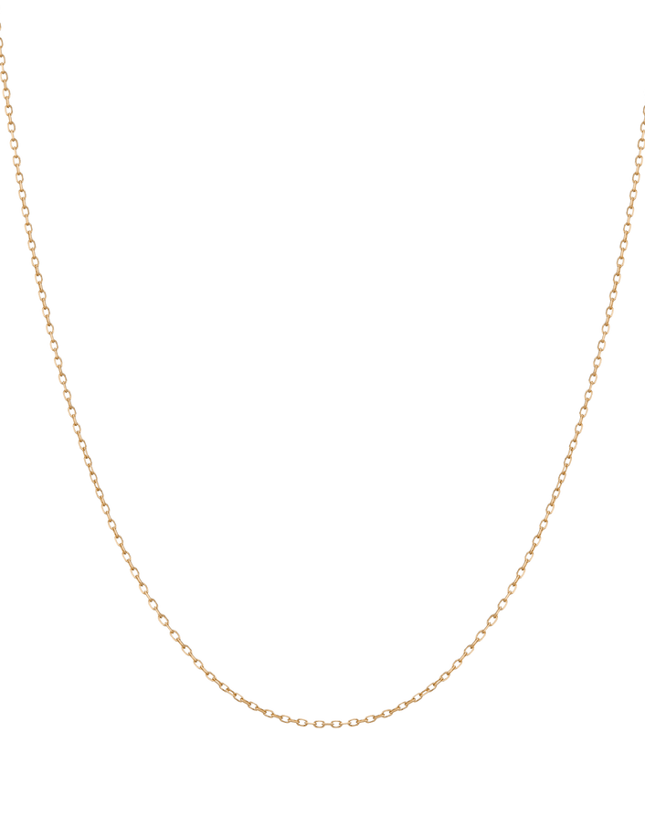 Diamond Cut Chain Necklace Vermeil 14K 18K Yellow Gold First