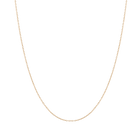 Gold Diamond Cut Chain Necklace