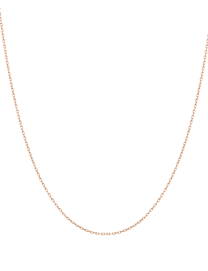 Diamond Cut Chain Necklace 14K 18K Rose Gold First