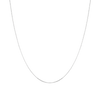 Small Box Chain Necklace 14K 18K White Gold First