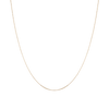 Small Box Chain Necklace 14K 18K Yellow Gold First