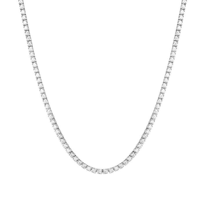 Classic Diamond Tennis Necklace (Lab)