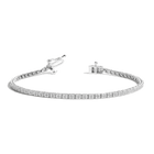 Diamond Cluster Tennis Bracelet