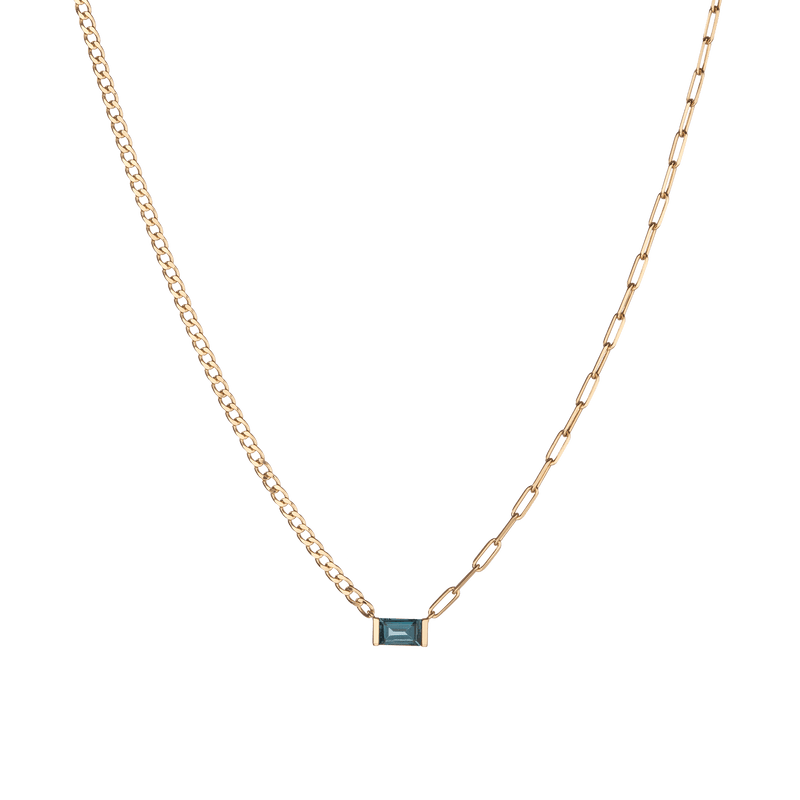 X MICHELLE Tranquility Topaz Chain Necklace