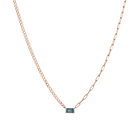 AURATE X MICHELLE: Tranquility Blue Topaz Chain Necklace