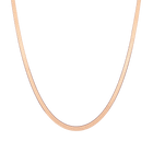 Gold Herringbone Chain Necklace
