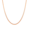 Gold Herringbone Chain Vermeil 14k Rose Gold 4mm First