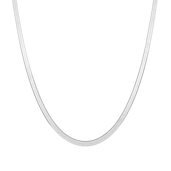 Gold Herringbone Chain Vermeil White Gold 4mm 16in 18in First