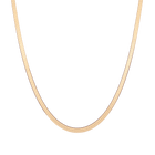 Gold Herringbone Chain Necklace