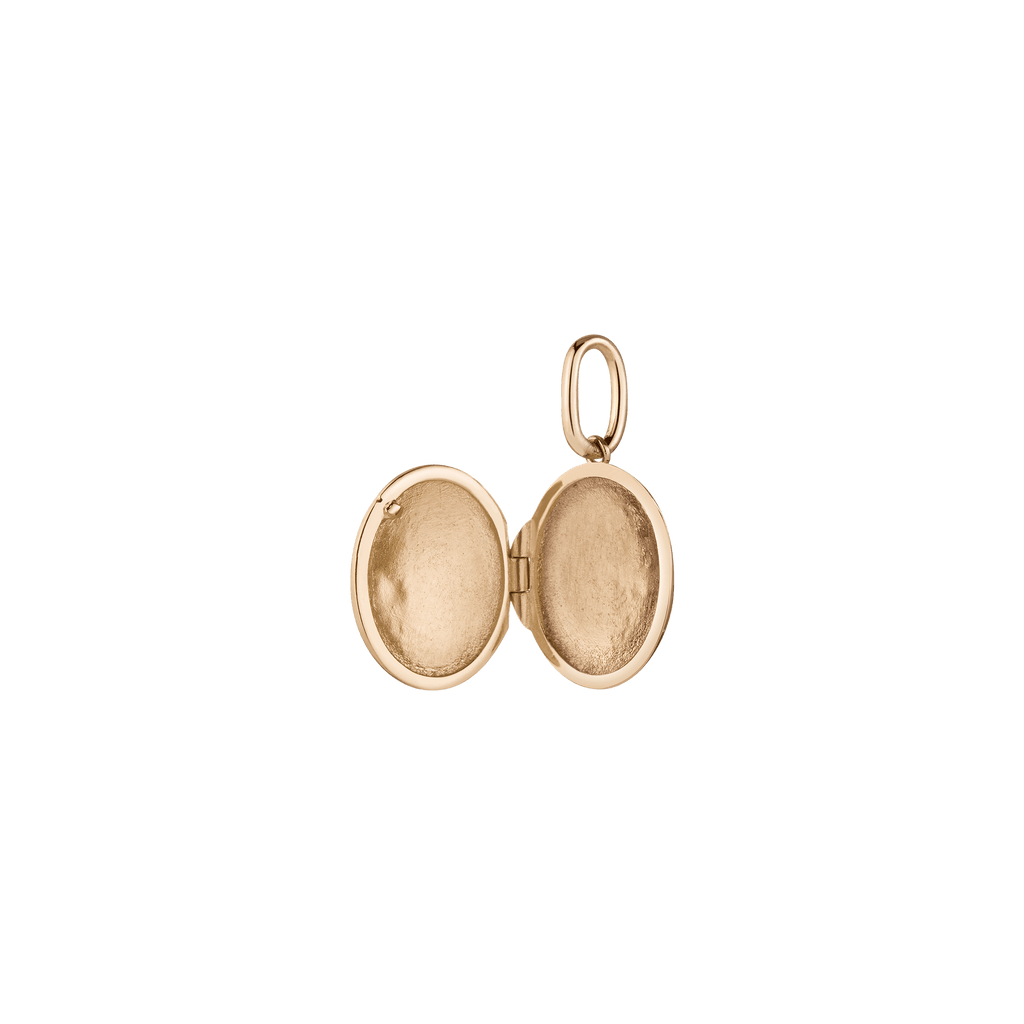 Infinity Locket Pendant in Yellow Gold